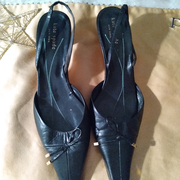 KATE SPADE SLINGBACK HEELS - Picture 1 of 3
